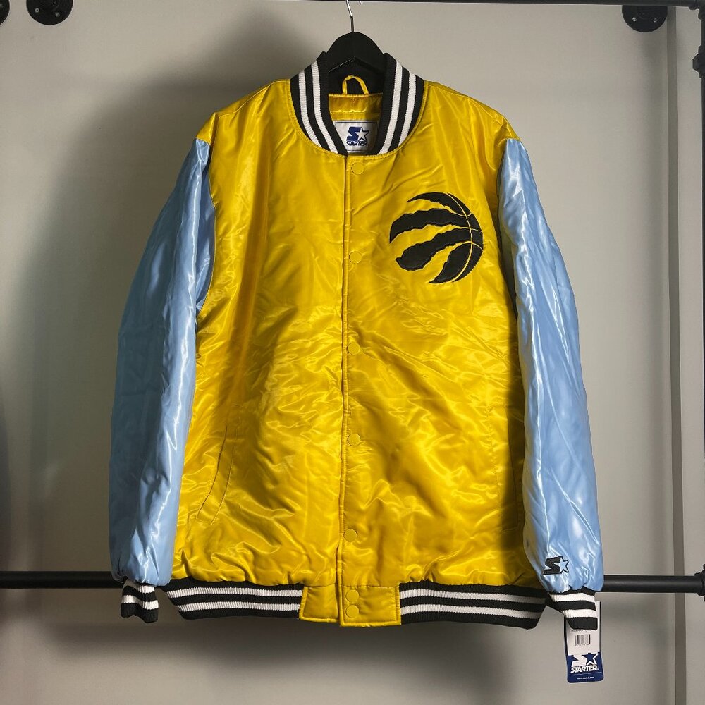 Mens Starter Toronto Raptors satin jacket size 2XL - Picture 1 of 2